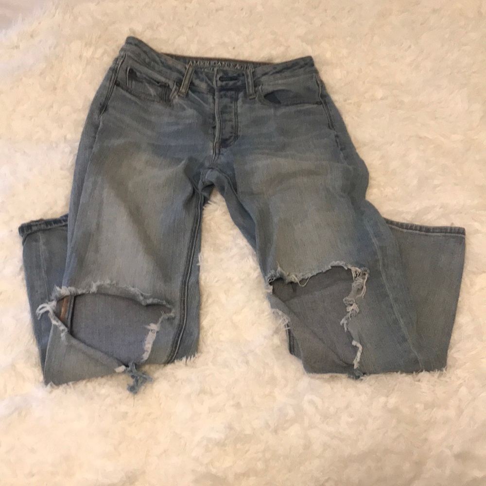 AMERICAN EAGLE SUPER STRETCH MOM JEAN